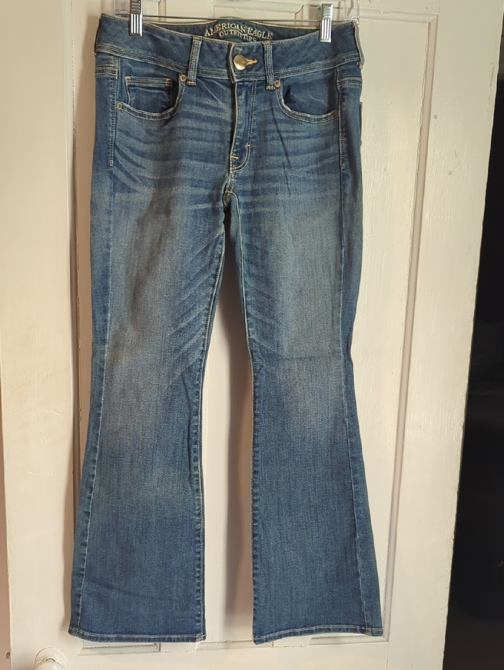 American Eagle Outfitters Medium Blue Flared Jeans